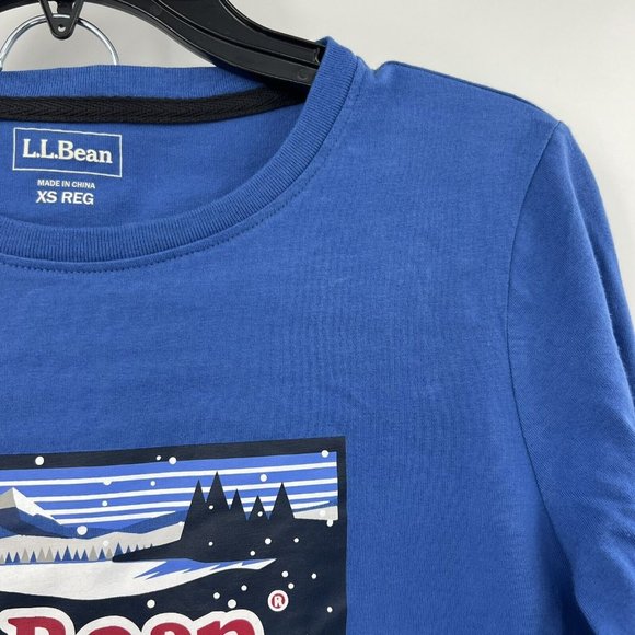 NWOT L.L. Bean Woman's 100% Cotton Camp PJ Pajama Set Blue Red Plaid Sz XS $55 - Picture 2 of 6